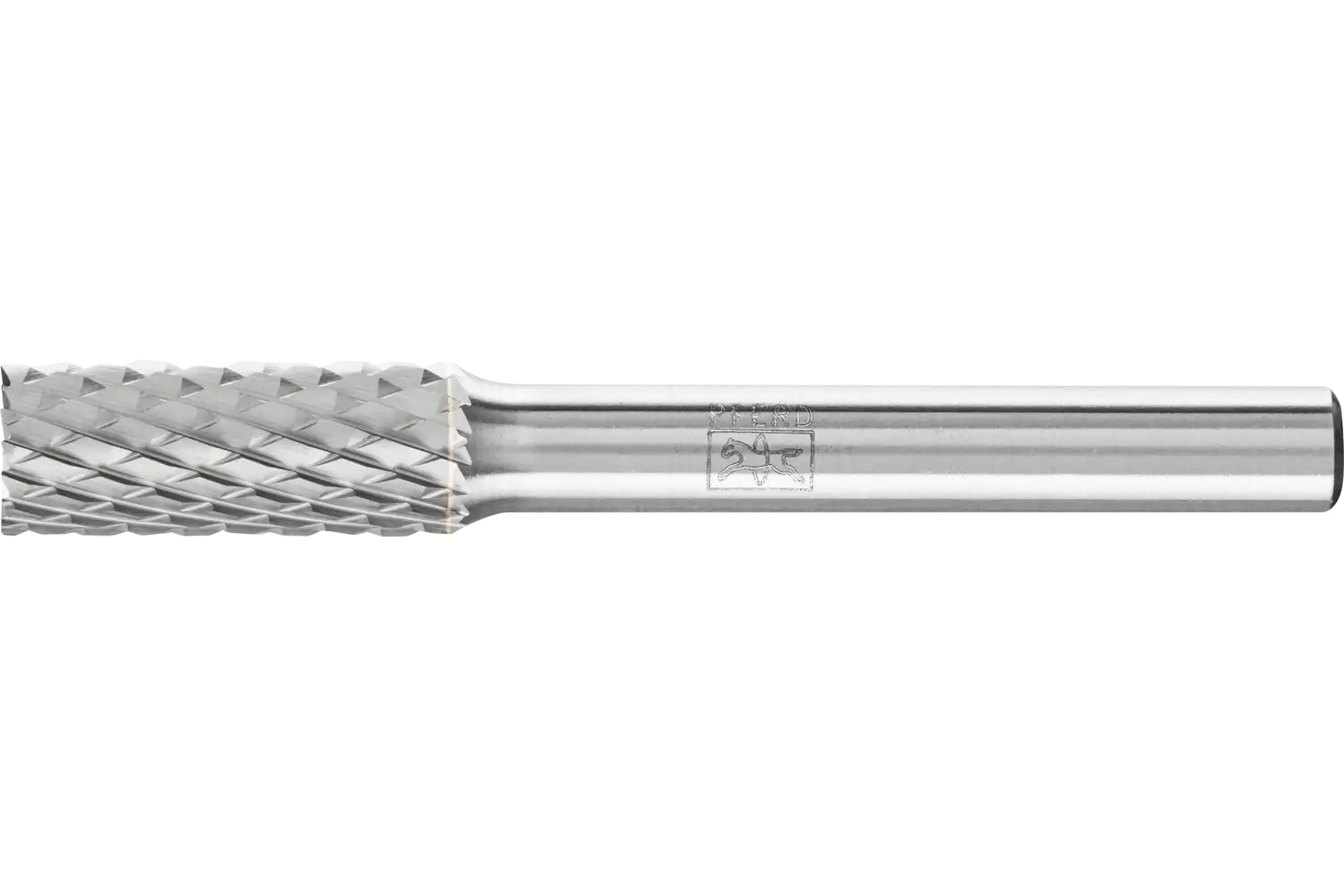 Picture of Pferd Carbide Bur SB-2 Cylindrical End Cut Diamond Cut 5/16" x 3/4" x 1/4" Shank